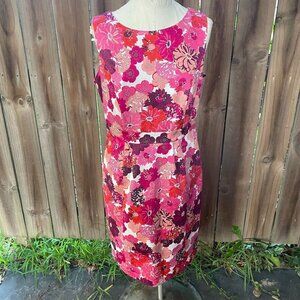 LIBERTY For TARGET Garla Floral SHIFT DRESS Lined sz 12 NWT
